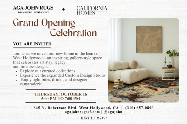 Aga John Rugs - Grand Opening Celebration